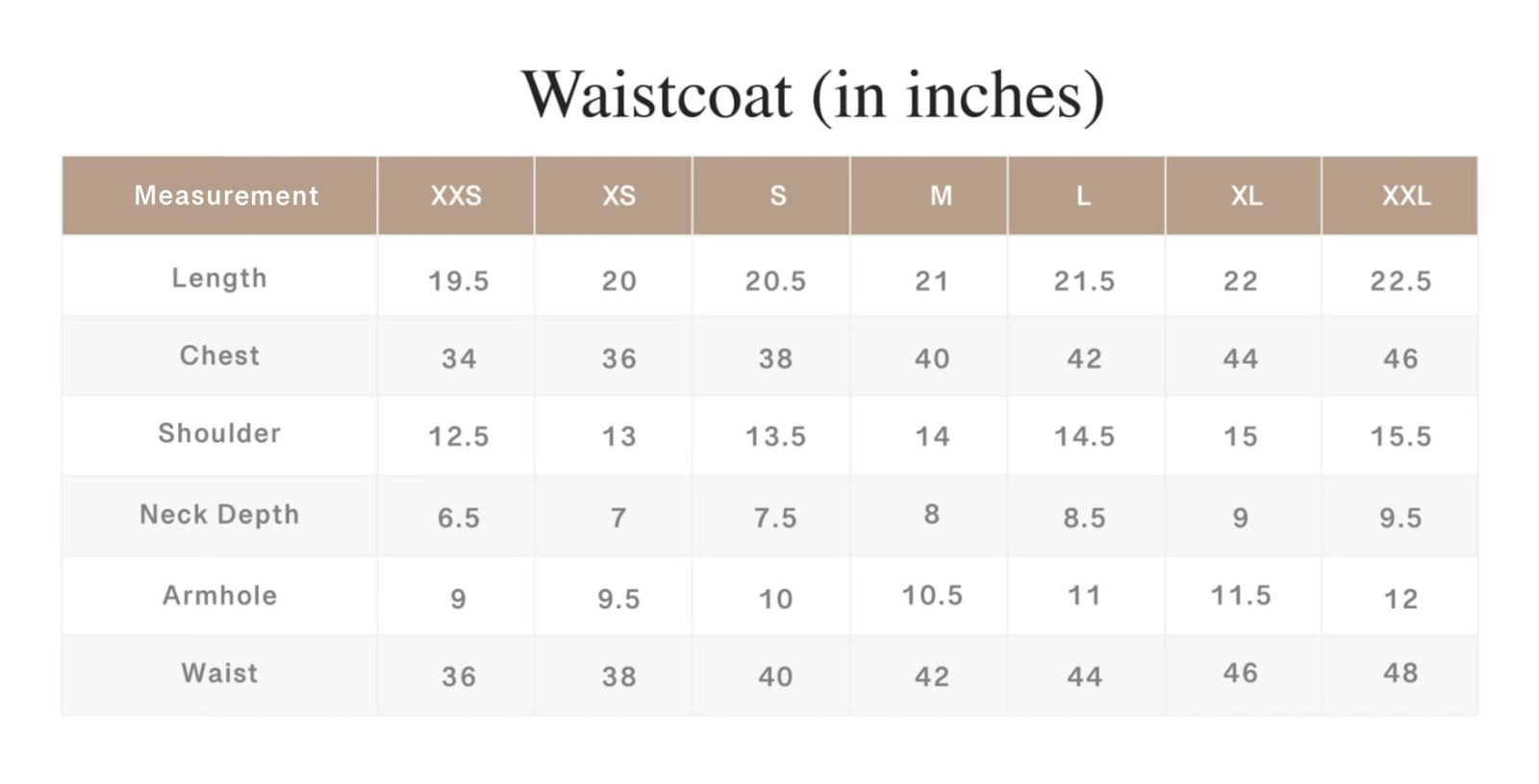 Size Guide